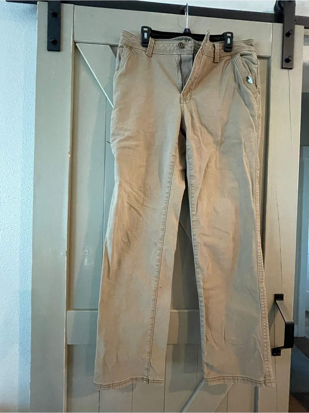 Men's Tan Chino Pants - Classic Straight Fit